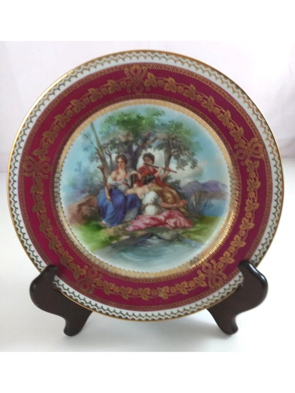 Vintage Cuzzi & Co Venezia Women With Instruments By Pond 8.5" Decorative Plate